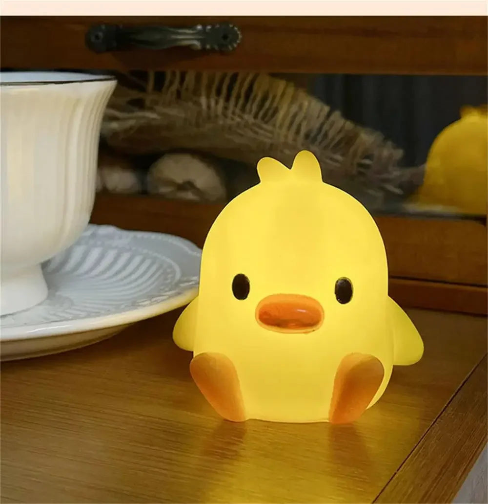 Duck Night Light Bedroom Decoration Sleeping Lamp