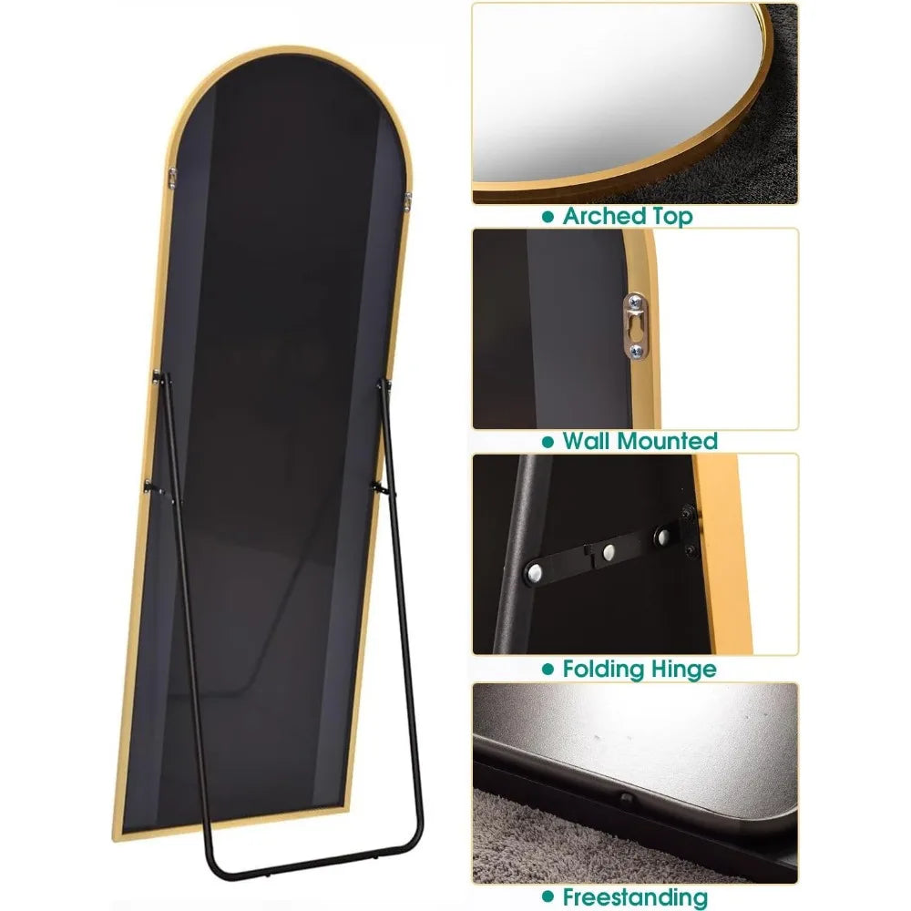 Minimalist Modern Arched Mirror 18"x58"