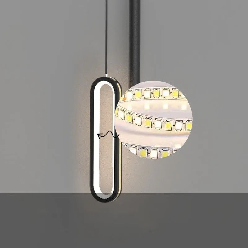 Modern Lustre Minimalist LED Chandelier Pendant Lights