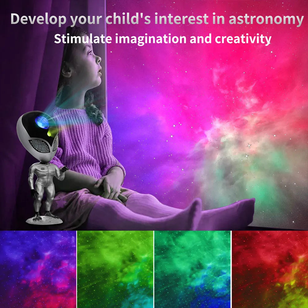 Universe Galaxy Star Projector Bluetooth LED Night Light Starry Sky Projector Night Lamp Room Decor Kids Christmas Birthday Gift